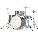 Dixon PODSP520C1CSL Spark 5-Piece Drum Set Pack With 20" Bass Drum (Cyclone Silver)