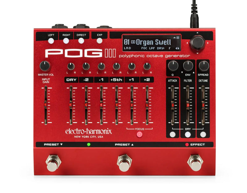 Electro-Harmonix POG3 Pédale d'octave polyphonique