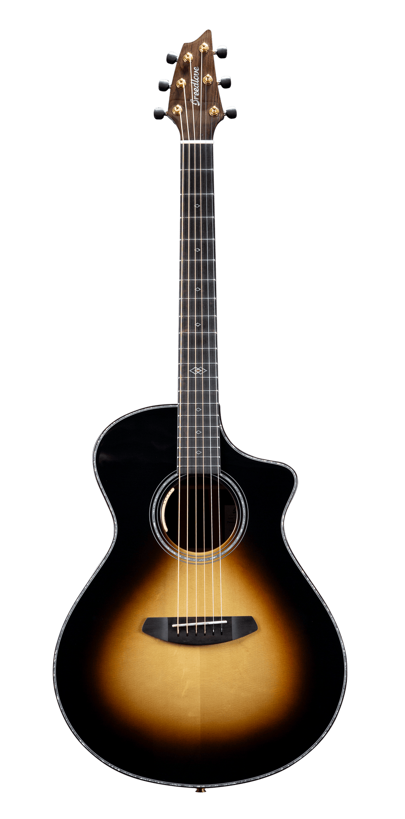 Breedlove PRCN24CEASBR LTD Limited Edition Premier Concert CE Acoustic Electric Guitar (Tobacco Burst)