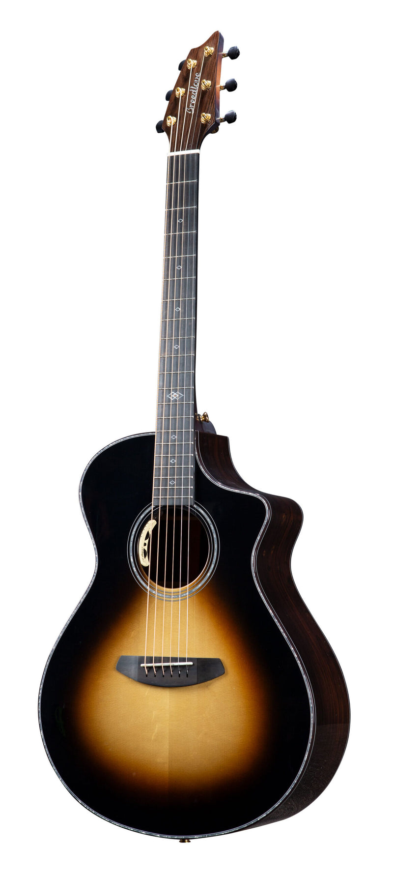Breedlove PRCN24CEASBR LTD Limited Edition Premier Concert CE Acoustic Electric Guitar (Tobacco Burst)