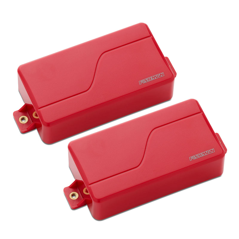 Fishman PRF-M36-SD2 Fluence Modern Humbucker 6-String, 3 Voices, Set (Red Plastic)