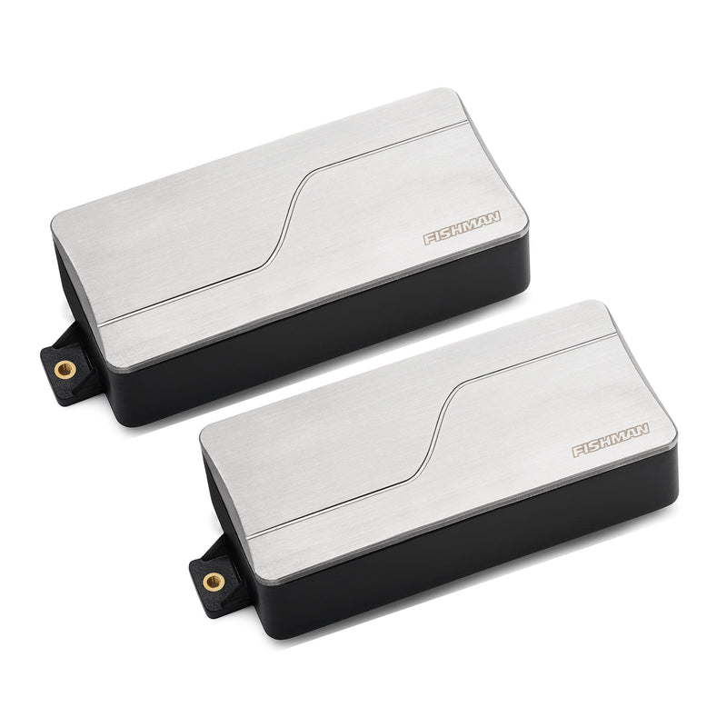 Fishman PRF-M37-SR2 Fluence Modern Humbucker 7-String, 3 Voices, Set (Brushed Stainless)