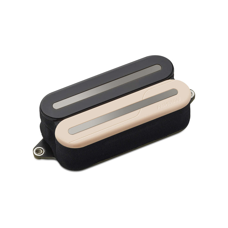 Fishman PRF-MO7-CVB Fluence Open Core Modern Humbucker 7-String Neck Pickups (Reverse Zebra with Black Nickel Blades)