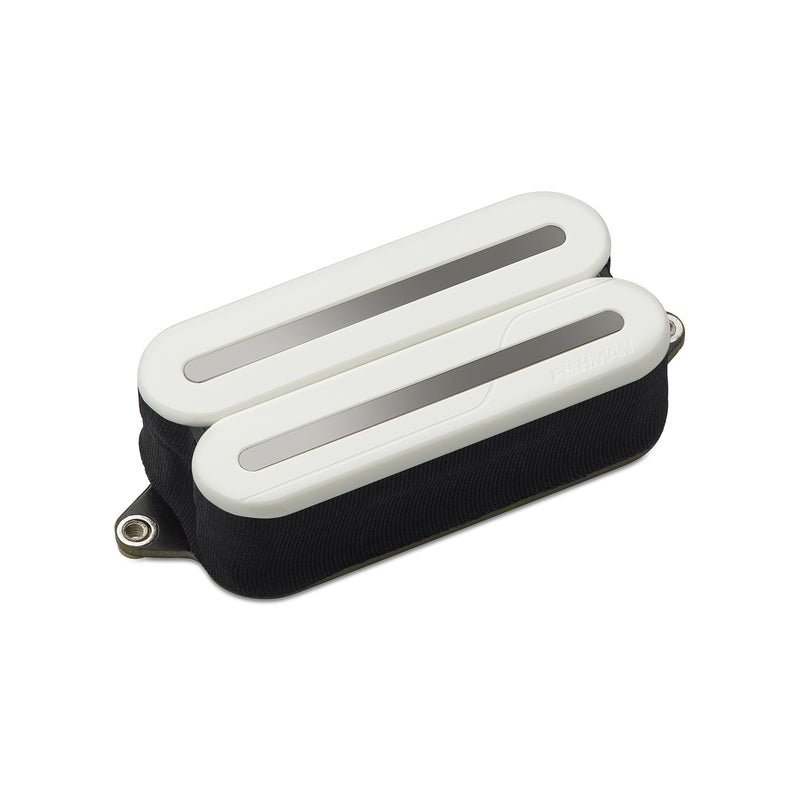 Fishman PRF-MO6-AWB Fluence Open Core Modern Humbucker 6-String, Alnico, Single, Black Nickel Blades (White)