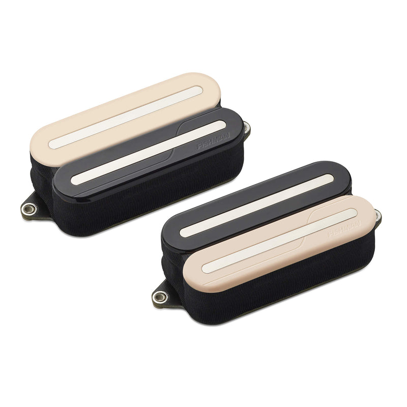 Fishman PRF-MO6-SZN Fluence Open Core Modern Humbucker 6-String Pickups (Nickel Blades, Zebra)