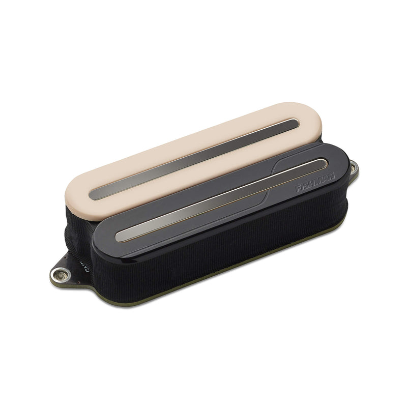 Fishman PRF-MO7-AZB Fluence Open Core Modern Humbucker 7-String Bridge Pickups (Zebra with Black Nickel Blades)
