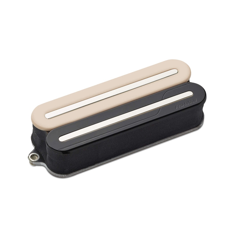 Fishman PRF-MO8-AZN Fluence Open Core Modern Humbucker 8-String, Alnico, Single (Zebra with Nickel Blades)