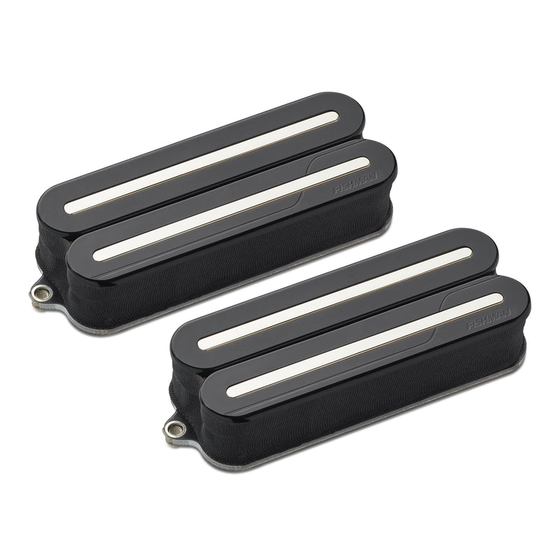 Fishman PRF-MO8-SBN Fluence Open Core Modern Humbucker 8-String, Set, Nickel Blades (Black)