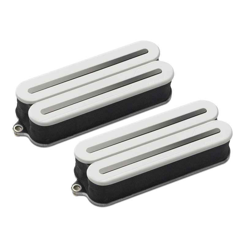 Fishman PRF-MO8-SWB Fluence Open Core Modern Humbucker 8 cordes, jeu de lames en nickel noir (blanc)