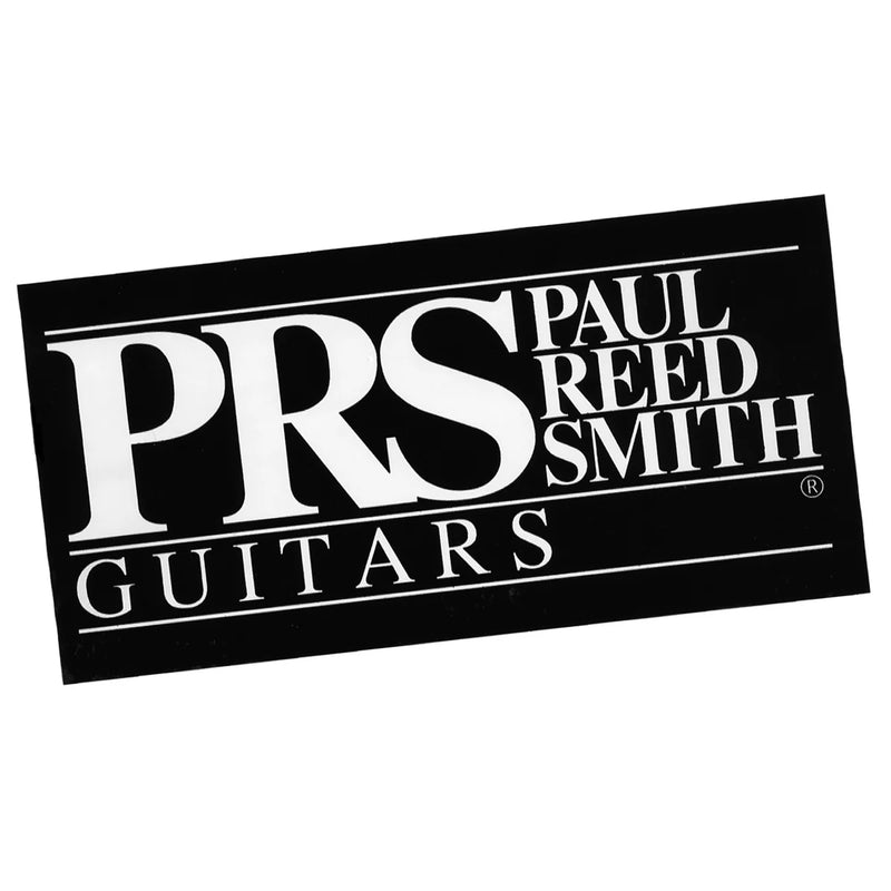 PRS Block Logo Sticker (Black)