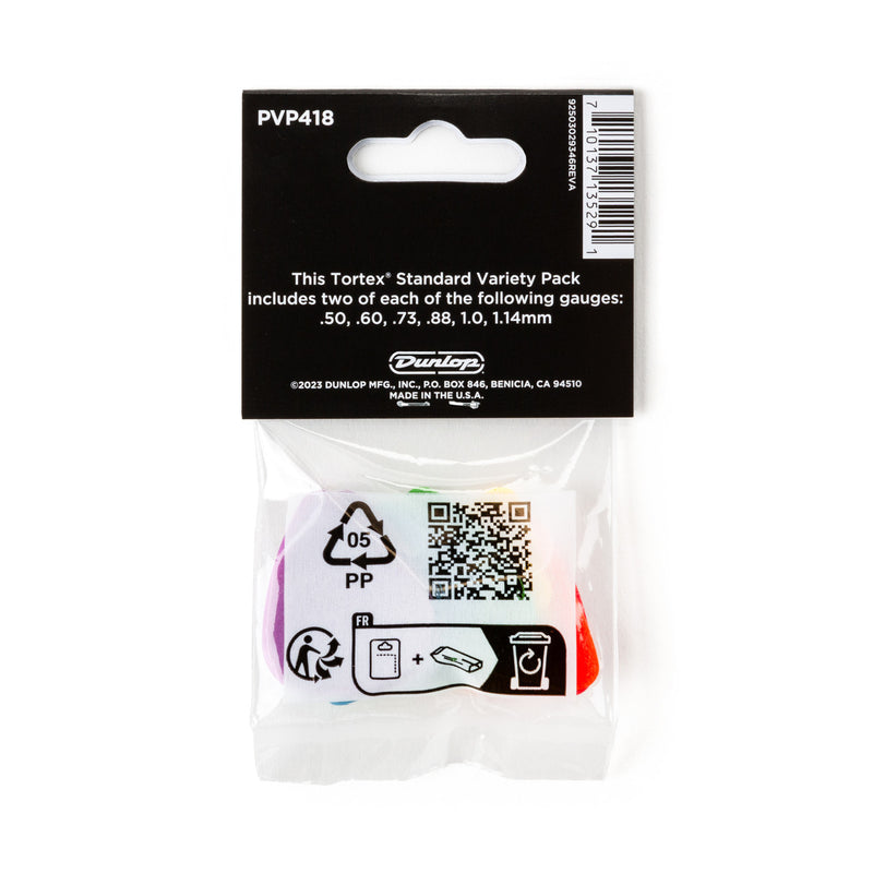 Dunlop PVP418 Picks standard du tortx - 12 pack