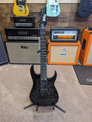 Ibanez GRG7221QATKS Gio Series 7 String Electric Guitar (Quilted Maple Black) (DEMO)