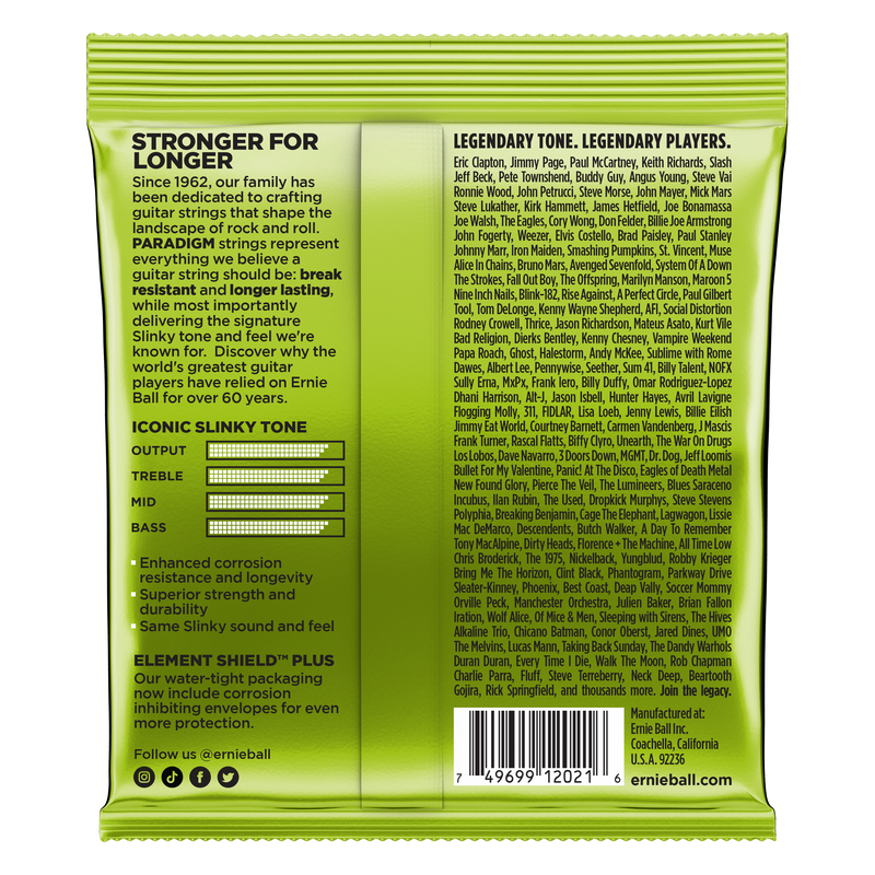 Ernie Ball 2021EB Paradigm Electric Guitar Strings 010 - 046