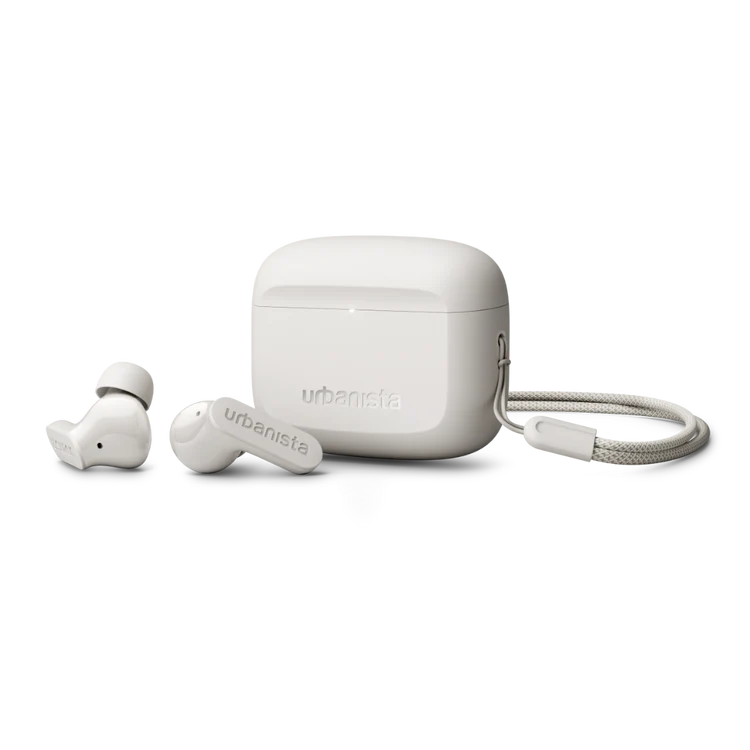 Urbanista PALO ALTO Adaptive Noise Cancelling Earphones (Cloud White)