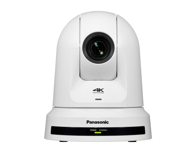 Panasonic AWUE50WPJ 4K/30P SDI/HDMI PTZ Camera With 24x Optical Zoom (White)
