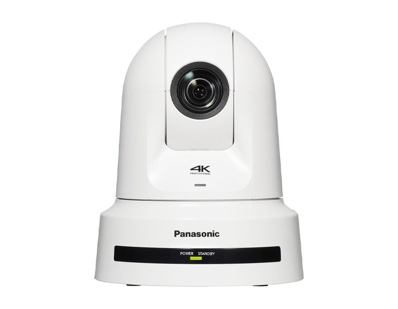 Panasonic AWUE80WPJ 4K/60P SDI/HDMI/NDI PTZ Camera With 24x Optical Zoom (White)
