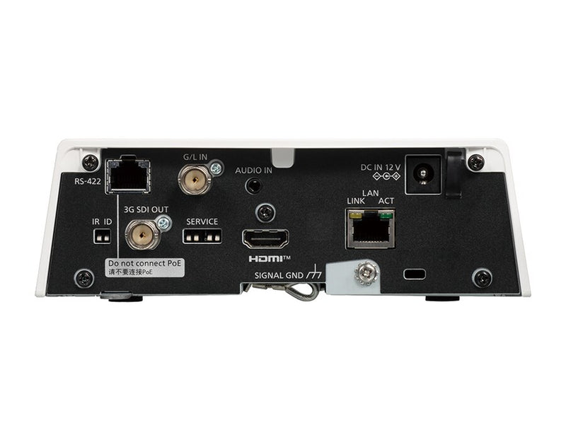 Panasonic AWUE80WPJ 4K/60P SDI/HDMI/NDI PTZ Camera With 24x Optical Zoom (White)