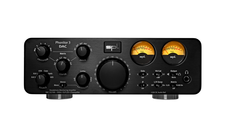 SPL Phonitor 3 DAC 120v Headphone Amplifier With Monitoring Controller