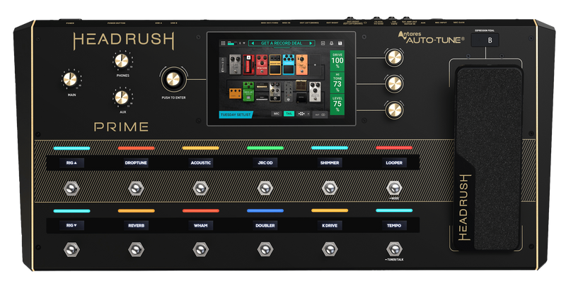 Headrush PRIME Multi-FX Guitar Pedal with Amp Modeler and Vocal Processor