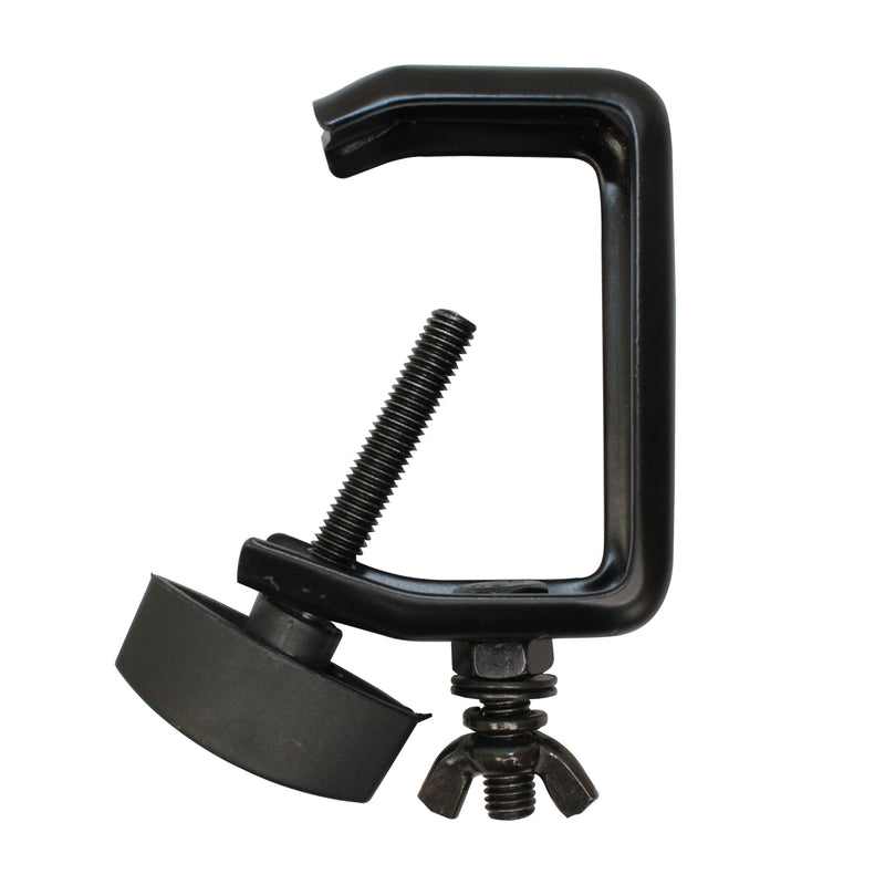 Pince en C en aluminium léger ProX T-C2A avec vis moletée plate pour tube en treillis de 2"