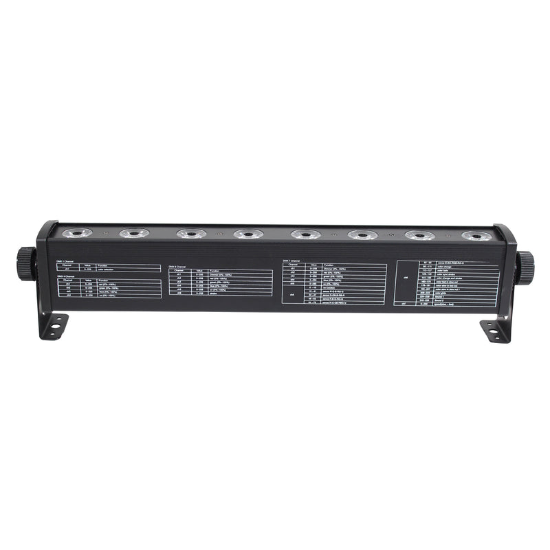 ProX X-BAR8RGBUV Bar 8 32W High Power RGB-UV LED Wash Light