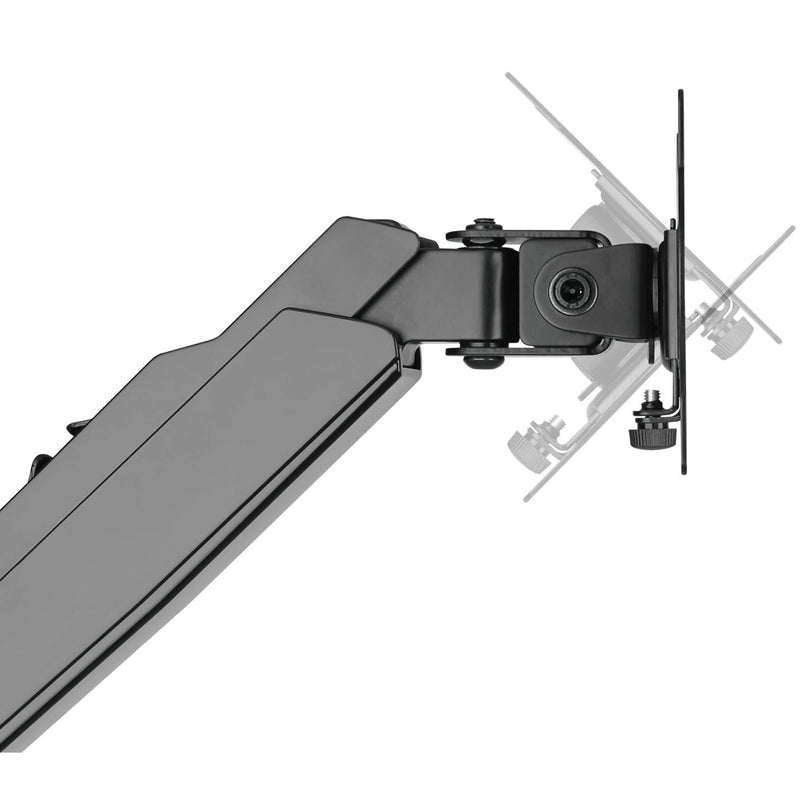 ProX XZF-LTARMPKGBLK Laptop Tray and Bracket with Gas Spring Double Arm Fits 17" - 32" Monitors
