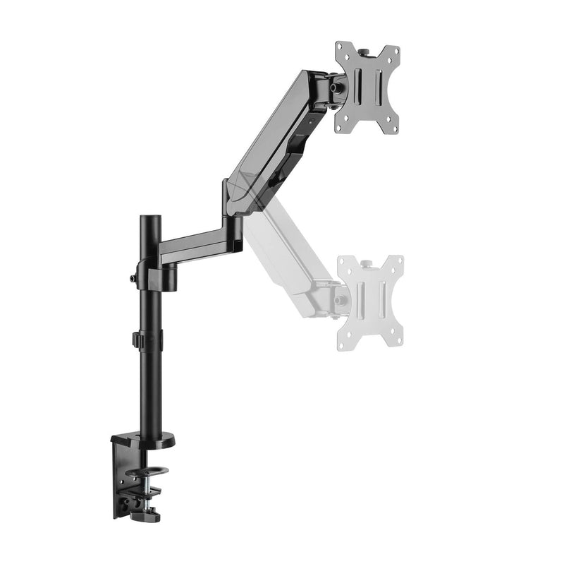 ProX XZF-LTARMPKGBLK Laptop Tray and Bracket with Gas Spring Double Arm Fits 17" - 32" Monitors
