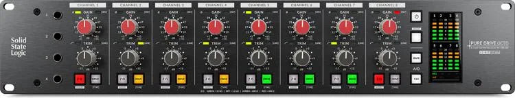 Solid State Logic PUREDRIVE OCTO 8-Channel Mic/Line/Instrument Preamplifier