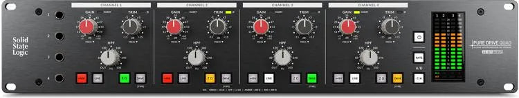 Solid State Logic PUREDRIVE QUAD 4-Channel Mic/Line/Instrument Preamplifier