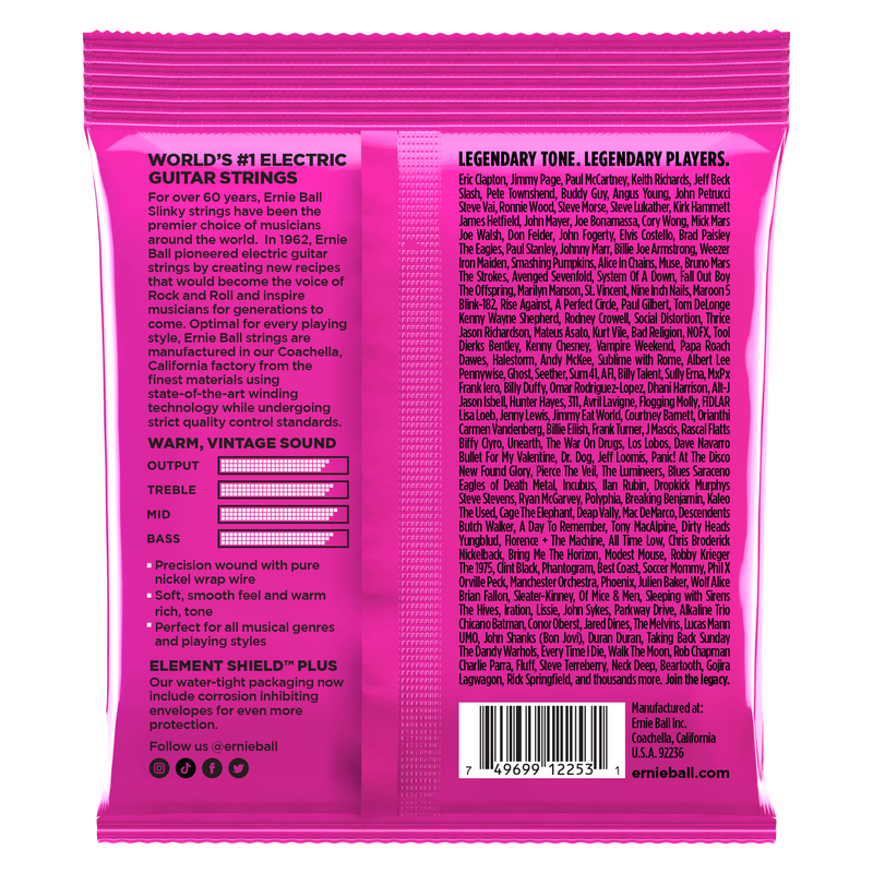 Ernie Ball 2253EB Classic R&R Super Slinky Guitar Strings 9-42