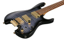 Ibanez Q52FMGDRL Q Standard Headless Electric Guitar (Deep Twilight Burst Low Gloss)