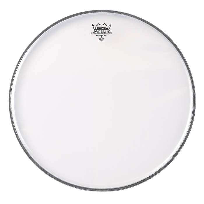 Remo SA-0314-00 Ambassador Clear Snare Side Drumhead, 14''