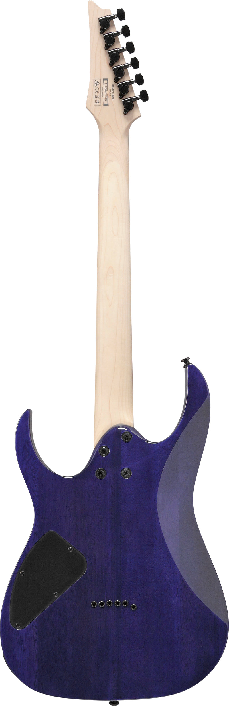 Ibanez RG421QMCBB RG Standard Electric Guitar (Cerulean Blue Burst)