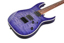 Ibanez RG421QMCBB RG Standard Electric Guitar (Cerulean Blue Burst)