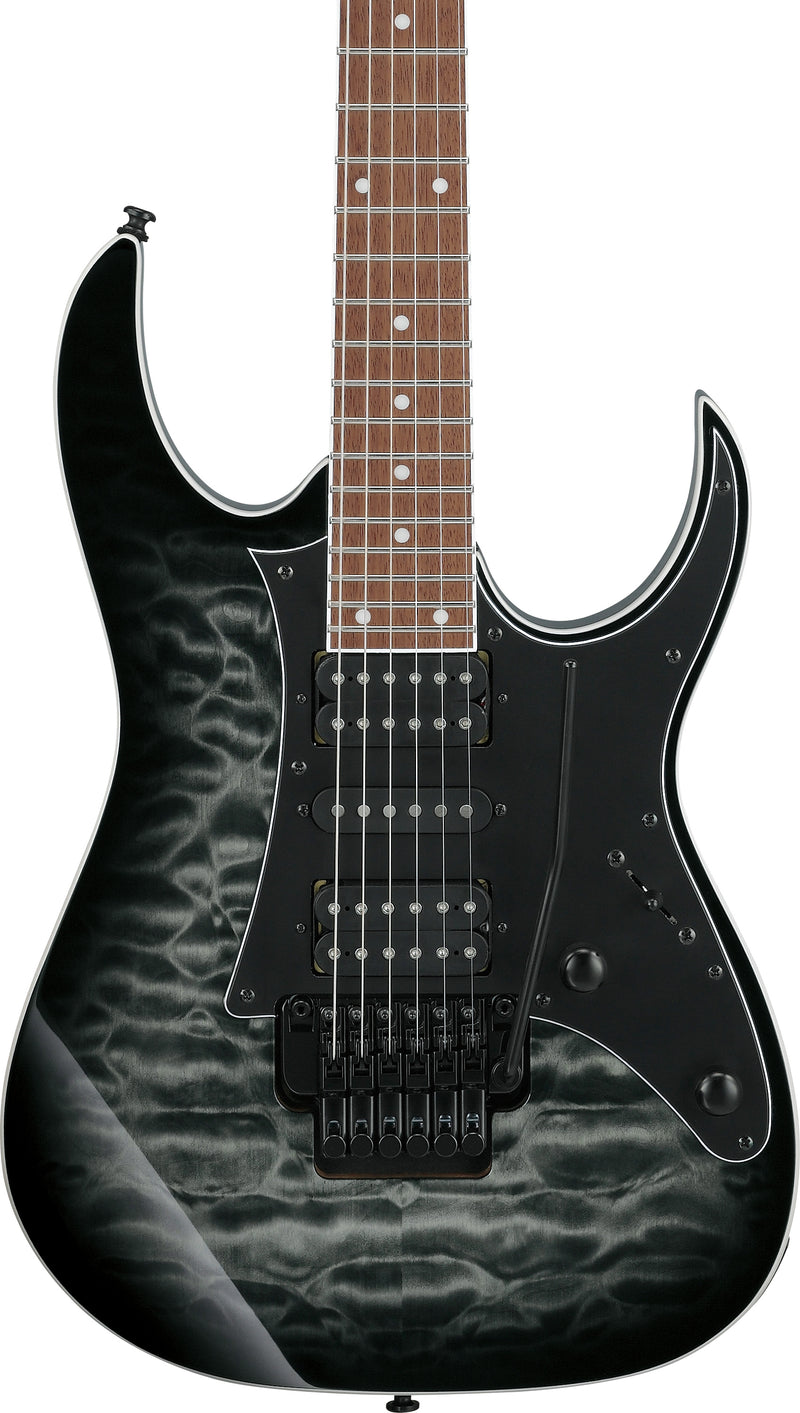 Ibanez RG450QMBTGB RG Standard Electric Guitar (Transparent Gray Burst)