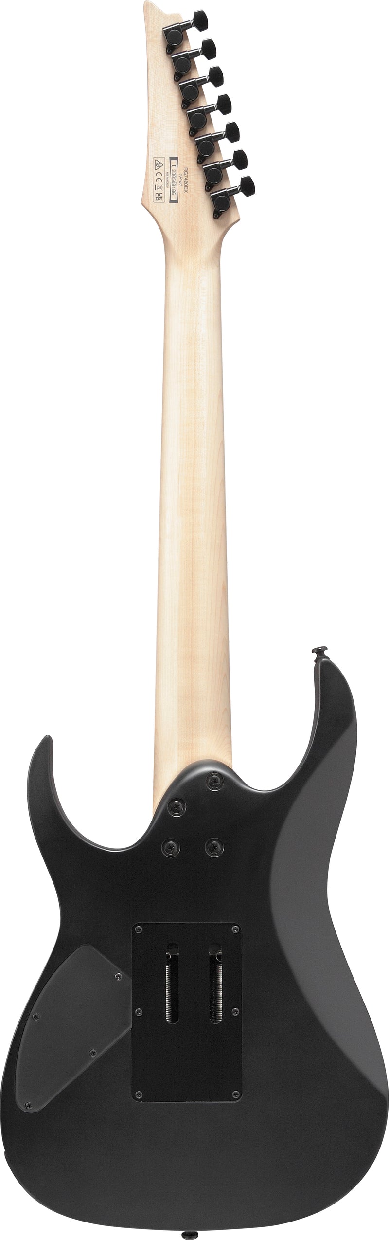 Ibanez RG7420EXBKF RG Standard 7 String Electric Guitar (Black Flat)