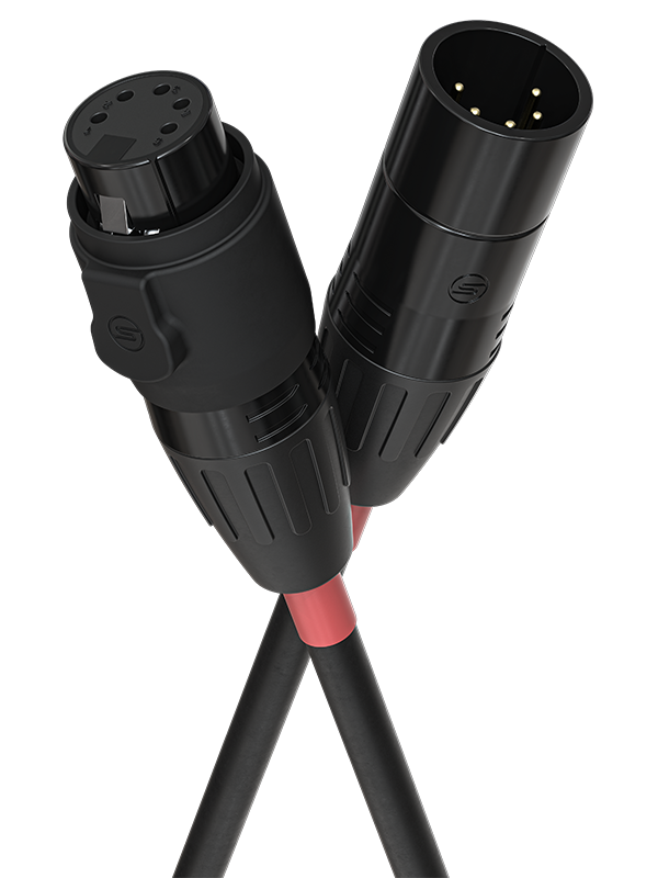 Chauvet Professional RIGLINK-IPDMX5P18IN 5 PinIP65 DMX Cable - 18"