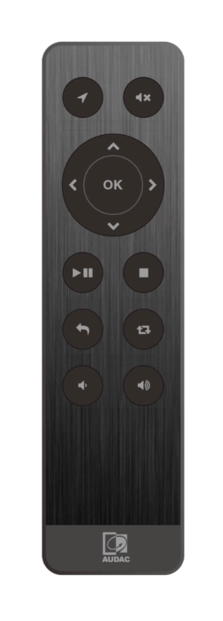 Audac RMT40 Audio Player RF Remote Control