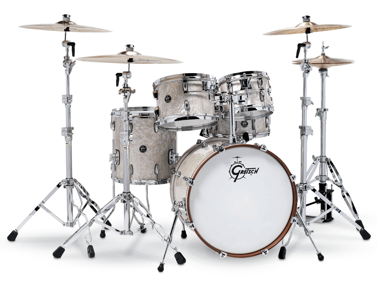 Gretsch Drums RN2-E605-VP Renown 5-Piece Drum Kit (Vintage Pearl)