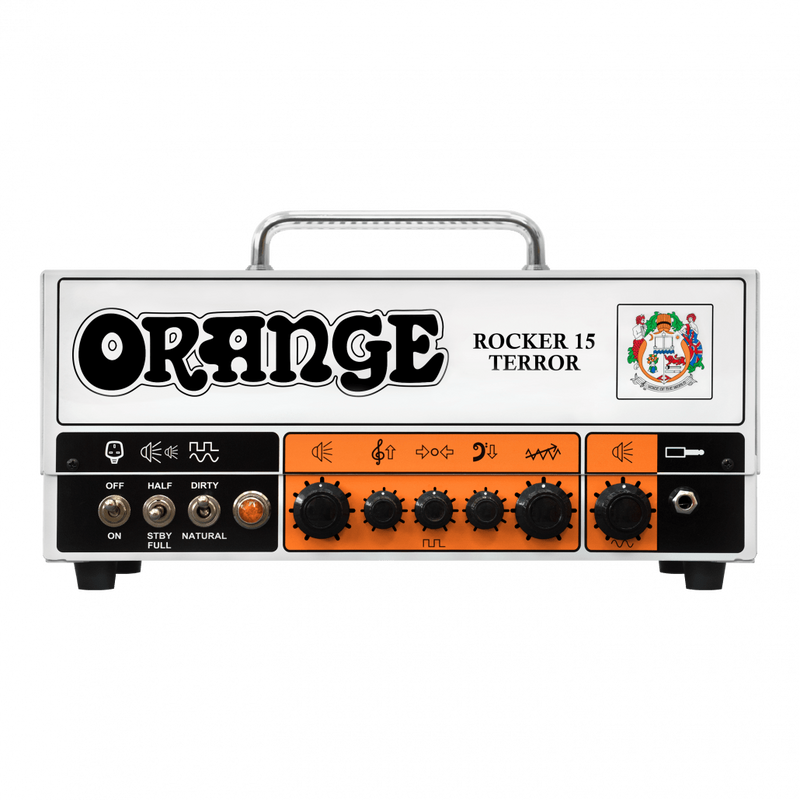 Tête d'ampli guitare à lampes Orange ROCKER 15 TERROR 15W 2 canaux