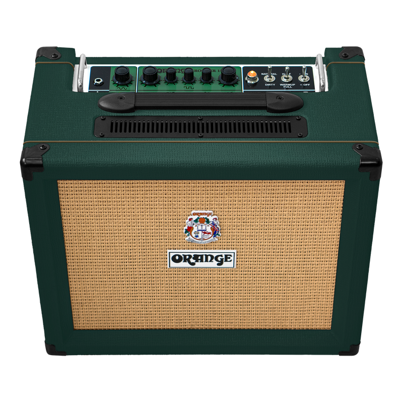 Orange ROCKER 15 Limited Edition 15W All Valve Twin Channel Guitar Combo Amp (British Racing Green)
