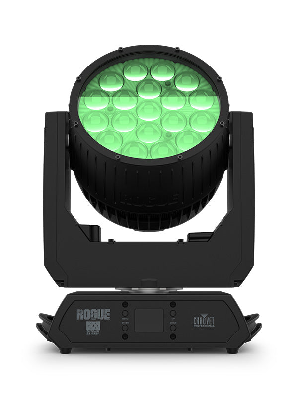 Chauvet Professional ROGUE-OUTCAST2X-WASH Fully Featured IP65 RGBW LED Yoke Wash Fixture With LED Zone Control