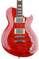 Guitare électrique Reverend ROUNDHOUSE RA (érable flammé rouge transparent)
