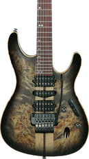 Ibanez S1070PBZCKB Premium Electric Guitar (Charcoal Black Burst)