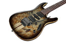 Ibanez S1070PBZCKB Premium Electric Guitar (Charcoal Black Burst)
