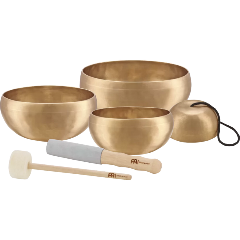 Meinl SB-C-2700 Sonic Energy Cosmos Therapy Series Singing Bowl Set - 250/650/800/1000