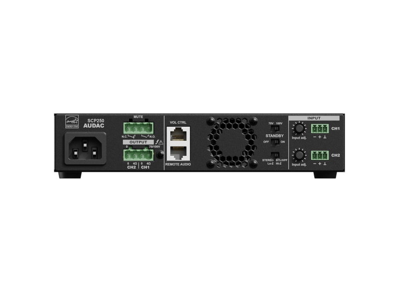 Audac SCP250 Compact Dual-Channel Power Amplifier