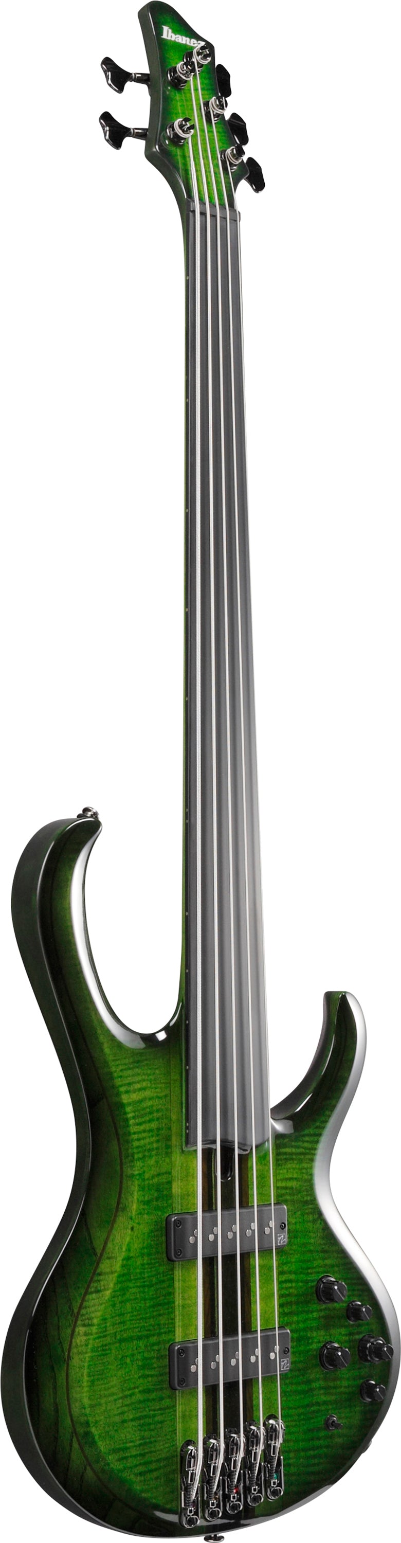 Ibanez SDGB1DMT Steve Di Giorgio Signature 5-String Fretless Electric Bass (Dark Moss Burst)