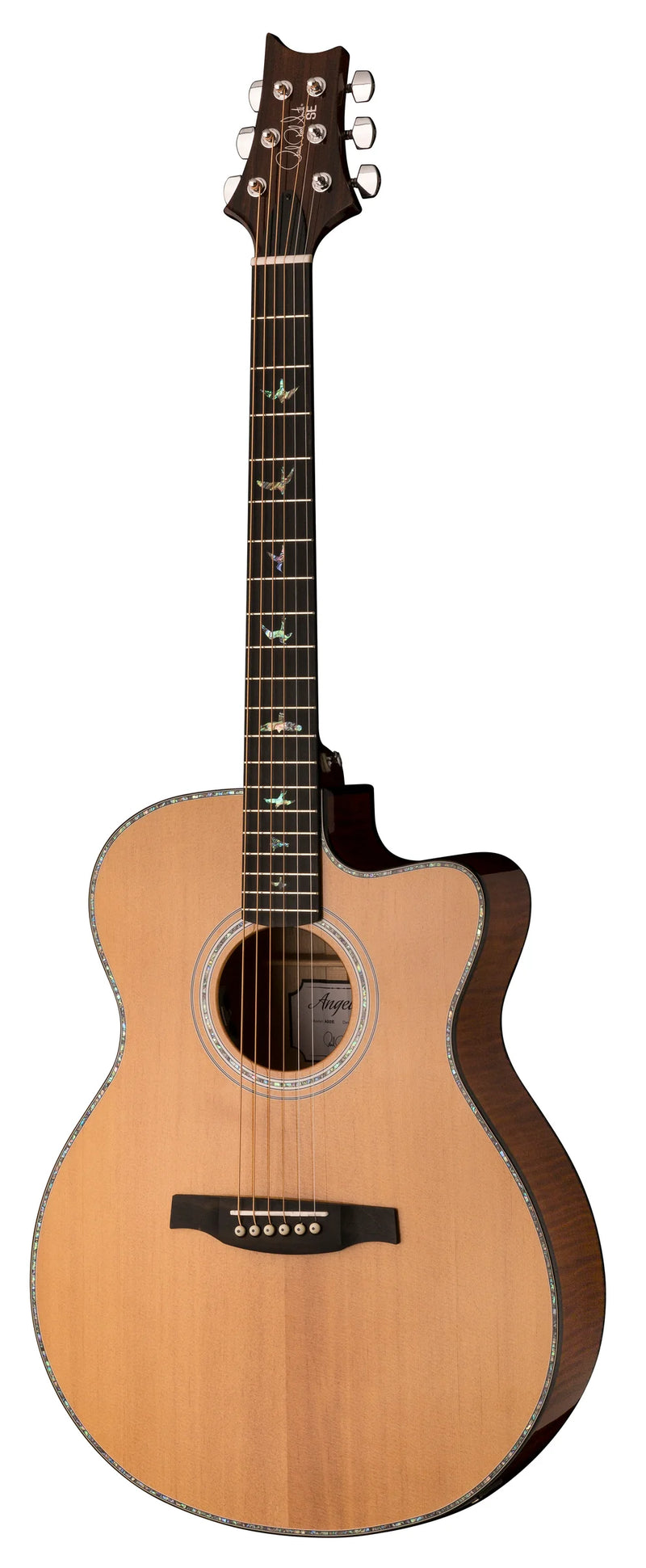 PRS SE A50E ANGELUS Guitare acoustique 6 cordes (Or noir)