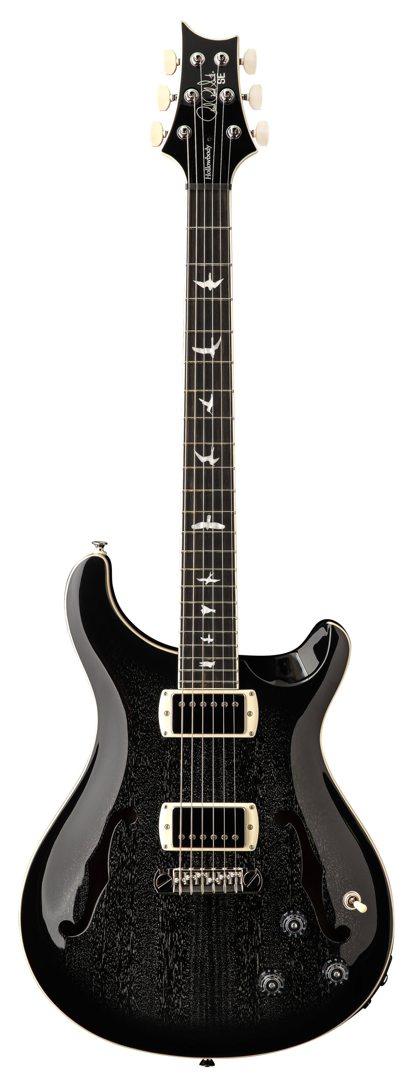 PRS SE HOLLOWBODY STANDARD PIEZO Hollow Body Electric Guitar (Dog Hair Smokeburst)